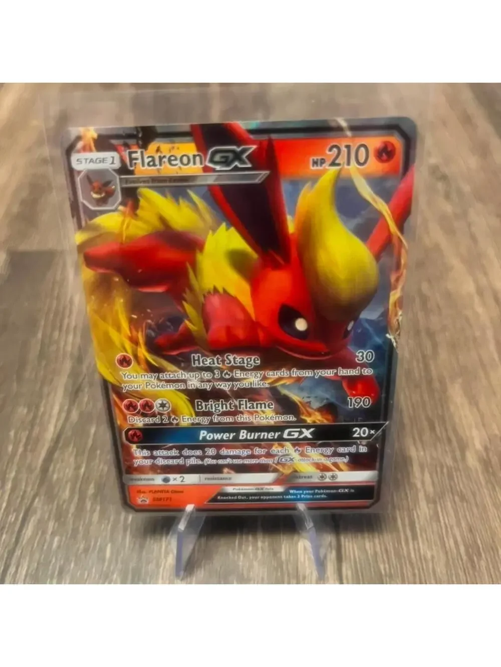Flareon GX SM171  210  Black Star Promo 2019  Eeveelution Ultra Rare  Flareon GX
